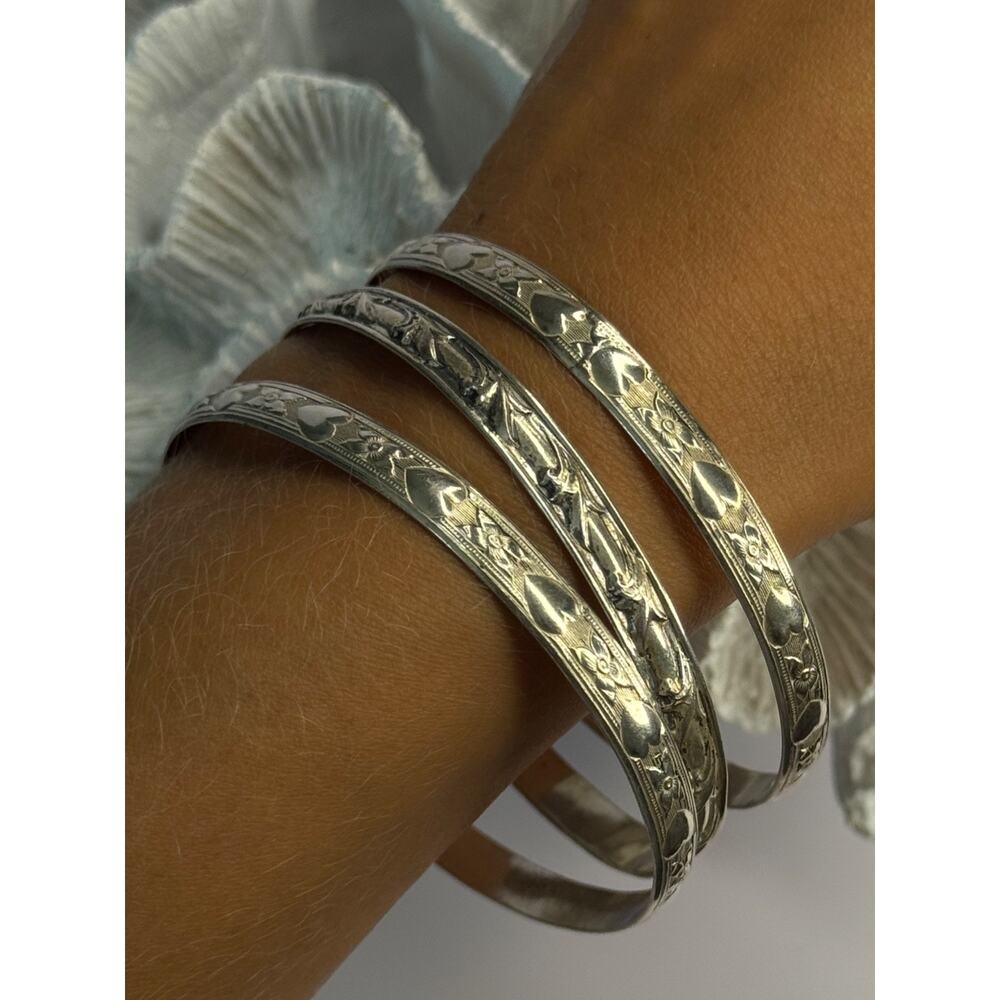 925 Sterling Silver Danecraft Tree Bracelets - Picture 3 of 10